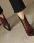 Helvano | Spitze Ankle Boots für Damen