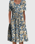 Helvano | Rüschenkleid für Damen mit Blumenmuster