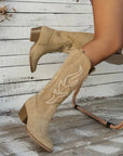 Helvano | Cowboystiefel mit Stickerei für Damen
