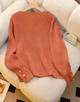 Helvano | Rippstrick-Pullover mit V-Ausschnitt