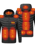Helvano | Beheizte Jacke für Herren mit USB-Heizung
