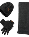 Helvano | Winterset für Herren – Mütze, Schal & Handschuhe