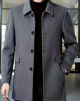Helvano | Fleecejacke mit Revers für Herren