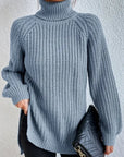 Helvano | Rollkragenpullover mit Raglanärmeln für Damen