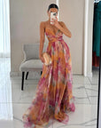 Helvano | Maxikleid mit Blumenmuster für Damen