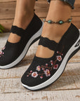 Helvano | Bestickte Blumen-Sneaker für Damen