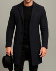 Helvano | Herrenjacke mit Revers und Knöpfen