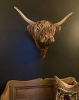 Helvano | Kuh Wandskulptur für die Wand