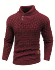Helvano | Strickpullover mit Schalkragen für Herren