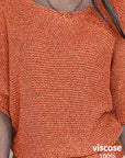Helvano | Lockerer Lochstrick-Pullover für Damen