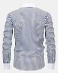 Helvano | Gestreiftes Herrenhemd mit Slim-Fit-Hose
