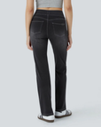 Helvano | Bootcut-Jeans mit hohem Bund für Damen