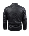 Helvano | Retro Lederjacke mit Fleecefutter für Herren