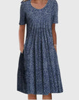 Helvano | Rüschenkleid für Damen mit Blumenmuster
