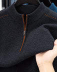 Helvano | Strickpullover mit Half-Zip für Herren