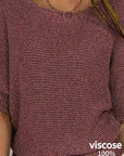 Helvano | Lockerer Lochstrick-Pullover für Damen