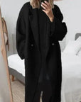Helvano | Oversize Damenmantel mit Reverskragen