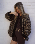 Helvano | Leopardenmuster Jacke für Damen