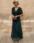 Helvano | Fliessendes Maxikleid für Damen