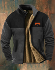 Helvano | Casual Fleecejacke für Herren