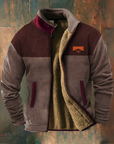 Helvano | Casual Fleecejacke für Herren