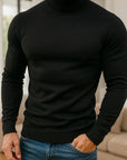Helvano | Strickpullover mit Stehkragen für Herren