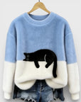 Helvano | Damen-Pullover mit Animal-Print