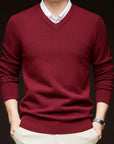 Helvano | Herren Strickpullover mit V-Ausschnitt