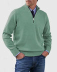 Helvano | Herren Troyer-Pullover mit Halbreissverschluss