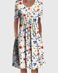 Helvano | Rüschenkleid für Damen mit Blumenmuster