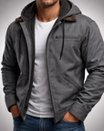 Helvano | Herren Kapuzenjacke aus Canvas