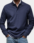 Helvano | Langarm-Poloshirt für Herren
