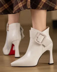 Helvano | Stiefeletten mit Absatz und Schnalle für Damen