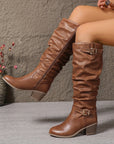 Helvano | Slouch-Stiefel mit Schnalle für Damen
