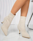 Helvano | Spitze Sock-Stiefeletten für Damen