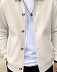 Helvano | Strukturierte Herrenjacke mit Knopfleiste
