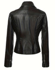 Helvano | Taillierte Bikerjacke mit Reissverschluss für Damen