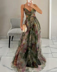 Helvano | Maxikleid mit Blumenmuster für Damen