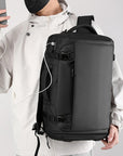 Helvano | Wasserdichter Laptop-Rucksack 15" mit USB-C