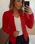 Helvano | Taillierter Damen-Blazer ohne Verschluss