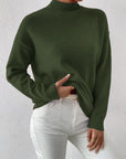 Helvano | Strickpullover mit Stehkragen für Damen