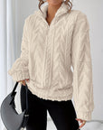 Helvano | Strukturierter Strickpullover für Damen