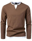 Helvano | Langarmshirt aus Baumwolle für Herren