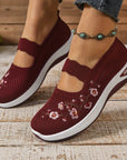 Helvano | Bestickte Blumen-Sneaker für Damen
