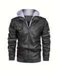 Helvano | Bikerjacke mit Kapuze für Herren