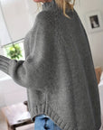 Helvano | Zopfstrick-Pullover mit Stehkragen für Damen
