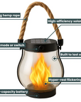 Helvano | Solar-Gartenlicht mit Flammeneffekt