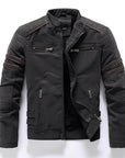 Helvano | Vegane Lederjacke für Herren im Bikerstil