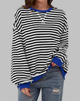 Helvano | Gestreiftes Langarm-Sweatshirt für Damen