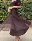 Helvano | Fliessendes Maxikleid für Damen